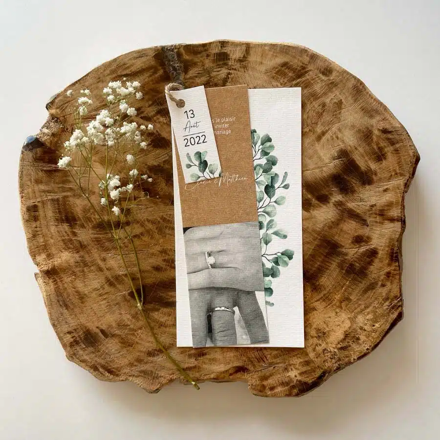 creation faire-part de mariage landes pays basque graphiste